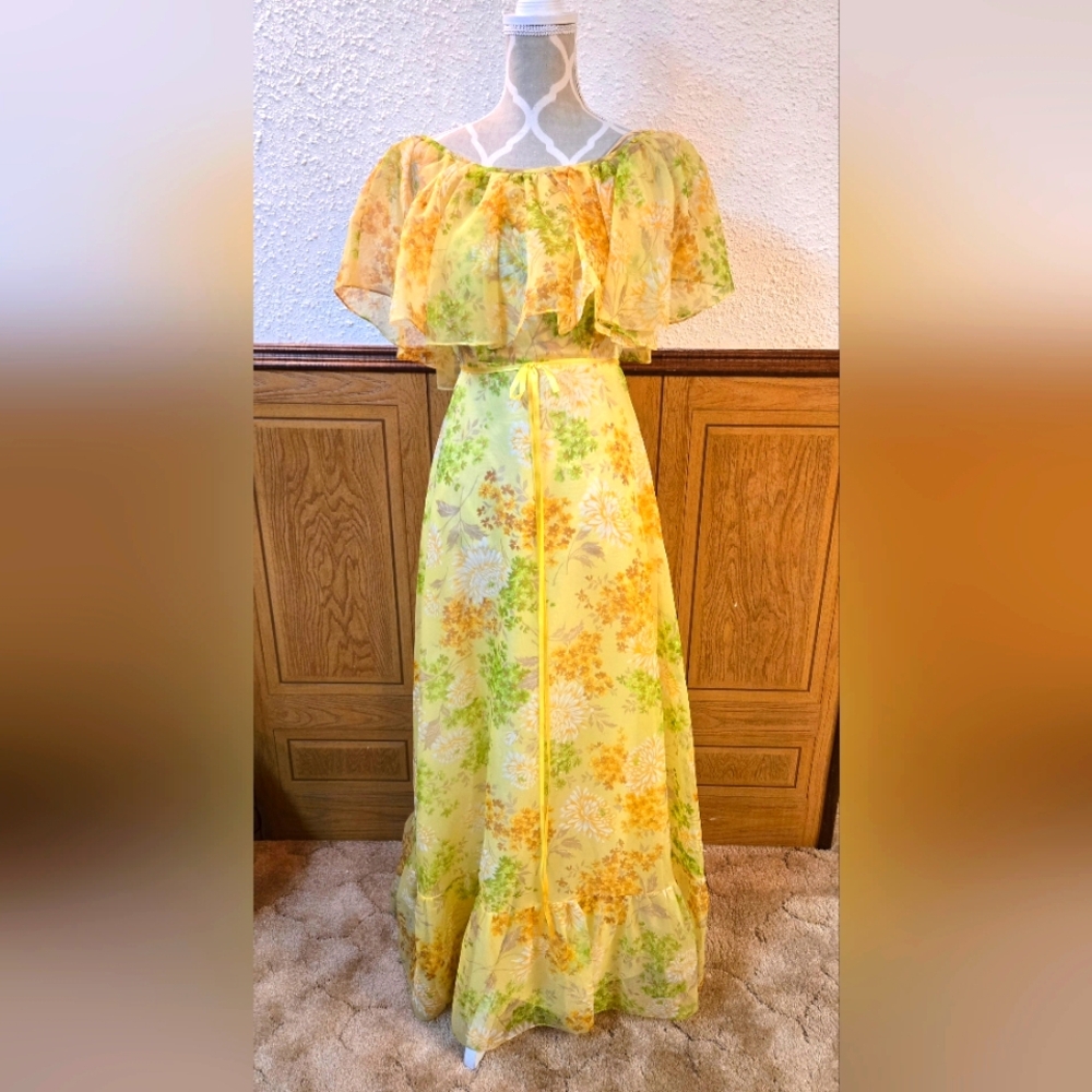 Vintage Floral Dress